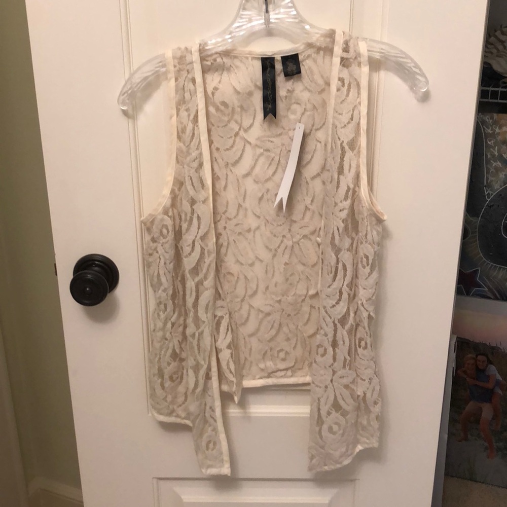 Lace vest